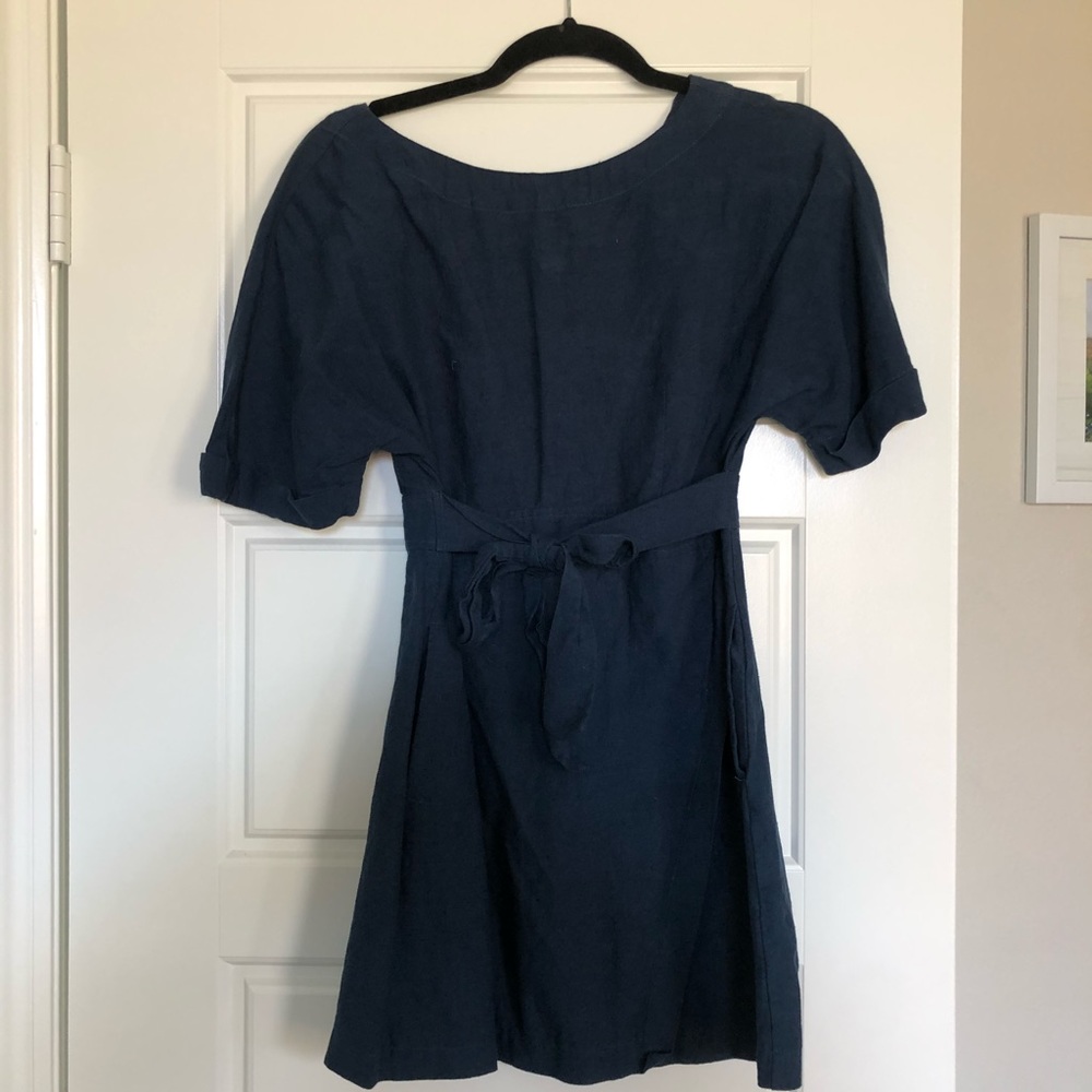Astr navy blue mini dress